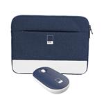 
PANTONE-Set PT-BGMS001N wireless mouse and case for laptop up to 15.6&#39;&#39;, blue
