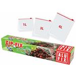 Alufix - Univerzálne vrecká ZIP-FIX so zipsovým uzáverom, 7 x 1l , 5 x 3l , 3 x 6l