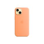 Apple - Puzdro silikónové s MagSafe pre iPhone 15, orange sorbet