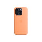 Apple - Puzdro silikónové s MagSafe pre iPhone 15 Pro, orange sorbet