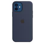 
Apple-Silicone Case with MagSafe for iPhone 12/12 Pro, deep navy
