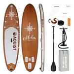 Aquist - Nafukovací paddleboard Aloha 11', drevený motív