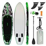 Aquist - Nafukovací paddleboard Camouflage 10,5', zelená