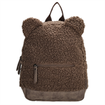 
Beagles-Navarra backpack, teddy with ears, dark gray-brown
