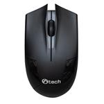 C-TECH-Wireless mouse WLM-08, 1200 DPI, 3 buttons, USB nano receiver, black