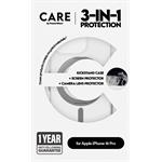 
CARE-Bundle Hoops Ceramic + Tvrzené sklo UWF Ceramic + Pouzdro Kickstand pro iPhone 16 Pro
