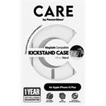 CARE - Puzdro Kickstand s MagSafe pre iPhone 15 Pro Max, strieborná