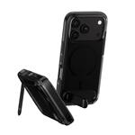 CARE - Puzdro Kickstand s MagSafe pre iPhone 18 Pro/17 Pro, čierna