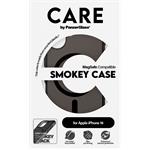 CARE - Puzdro Smokey s MagSafe pre iPhone 16, čierna