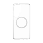 CARE - Puzdro Urban Explorer s bielym QI pre Samsung Galaxy S26 Ultra, transparentná