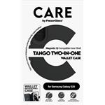 CARE - Puzdro Wallet Tango Two-In-One s QI pre Samsung Galaxy S25, čierna