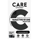 CARE - Puzdro Wallet Tango Two-In-One s QI pre Samsung Galaxy S25+, čierna