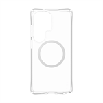 CARE - Samba case with white QI for Samsung Galaxy S26 Ultra, transparent