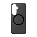 CARE - Smokey case with black QI for Samsung Galaxy S26, black