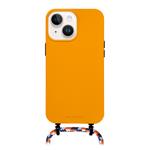 case&amp;me-Bond case with necklace for iPhone 14 Plus, orange