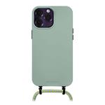 case&amp;me-Bond case with necklace for iPhone 14 Pro, sage