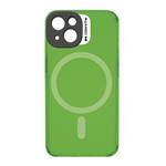 case&amp;me-Neon case with MagSafe for iPhone 14, green