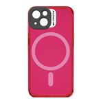 case&amp;me-Neon case with MagSafe for iPhone 14, pink