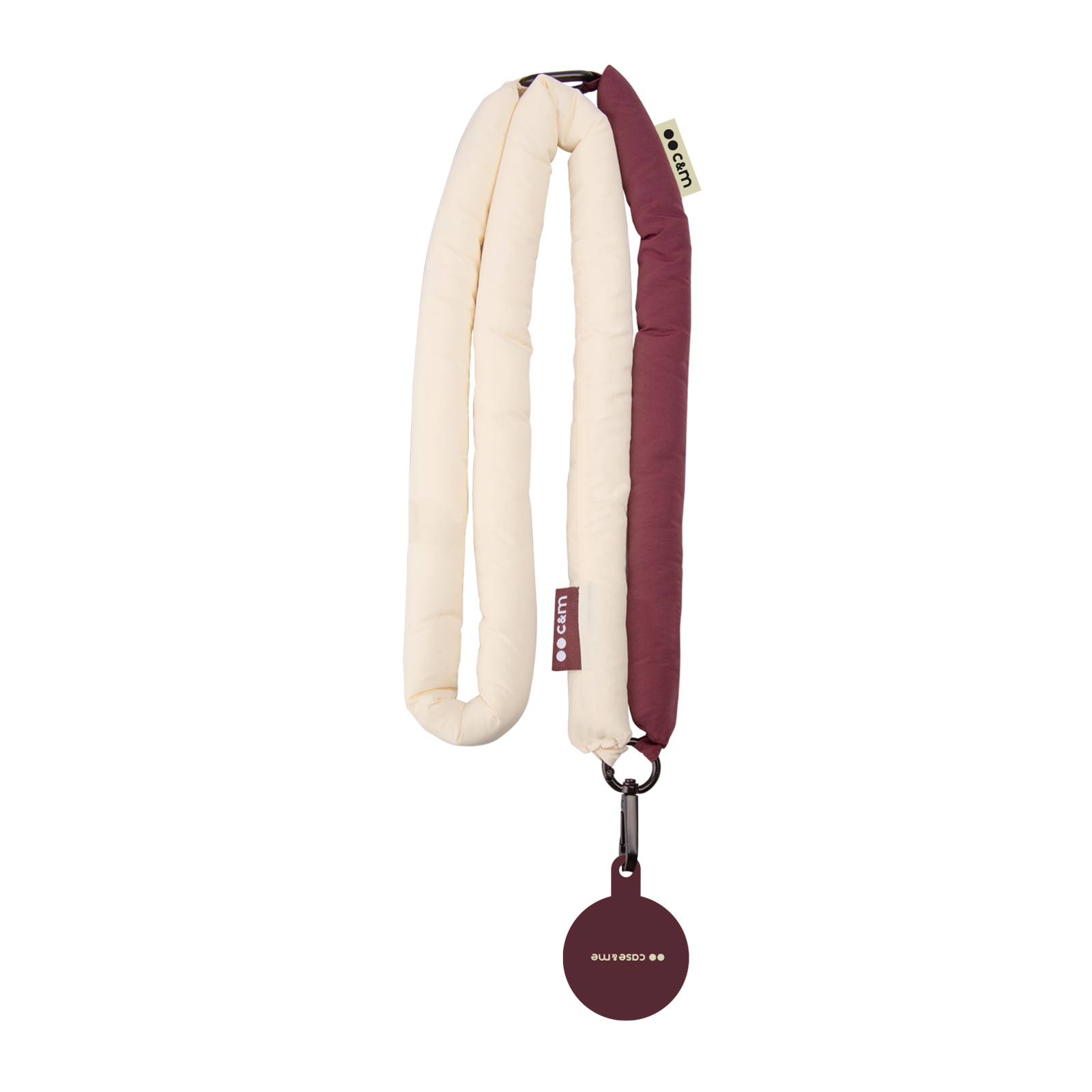 case&me - Náhrdelník Pillow, slono/hnedá