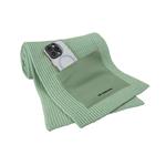 
case&amp;me-Scarf with smartphone pocket Wooly, green
