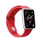 case&amp;me-Strap for Apple Watch 38/40/41 mm M, silicone, red