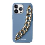 case&me - Puzdro Classy String pre iPhone 11 Pro, modrá