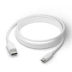 
dbramante1928-Cable USB-C/USB-A, 18 W, re-charge, 2.5 m, white
