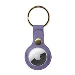 dbramante1928-Copenhagen case for AirTag keychain, db purple/gold