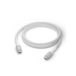 dbramante1928 - Kábel USB-C/USB-C, 100 W, re-charge, opletený, 1,2 m, biela