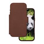 dbramante1928 - Puzdro Lynge s MagSafe pre iPhone 18 Pro Max/17 Pro Max, dark tan