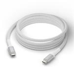 
dbramante1928-USB-C/USB-C cable, 100 W, re-charge, braided, 2.5 m, white
