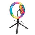 EASY&amp;SHARE-Selfie ring light Multicolour LED 10&#39;&#39; with tripod