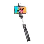 EASY&amp;SHARE-Selfie stick with LED light and tripod, black