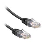 Ekon - Kábel LAN UTP patch, Cat 5, RJ45, 10 m, čierna