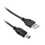 Ekon - Kábel USB-A/USB-B, 5 W, 3 m, čierna