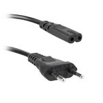 Ekon-Power cable 2-pole plug, 1.5 m, black