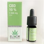 Elixor - Širokospektrálny CBD konopný olej 10 %, 10 ml