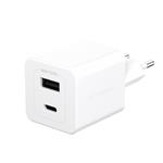 empower - Multiple Charger Grand Prix USB-C/USB-A, GaN, 35 W PD, silver white