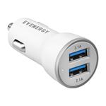 
EVENERGY-Car charger 2x USB-A 2.1 A, white
