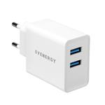 EVENERGY - Cestovná nabíjačka 2x USB-A 10 W, biela