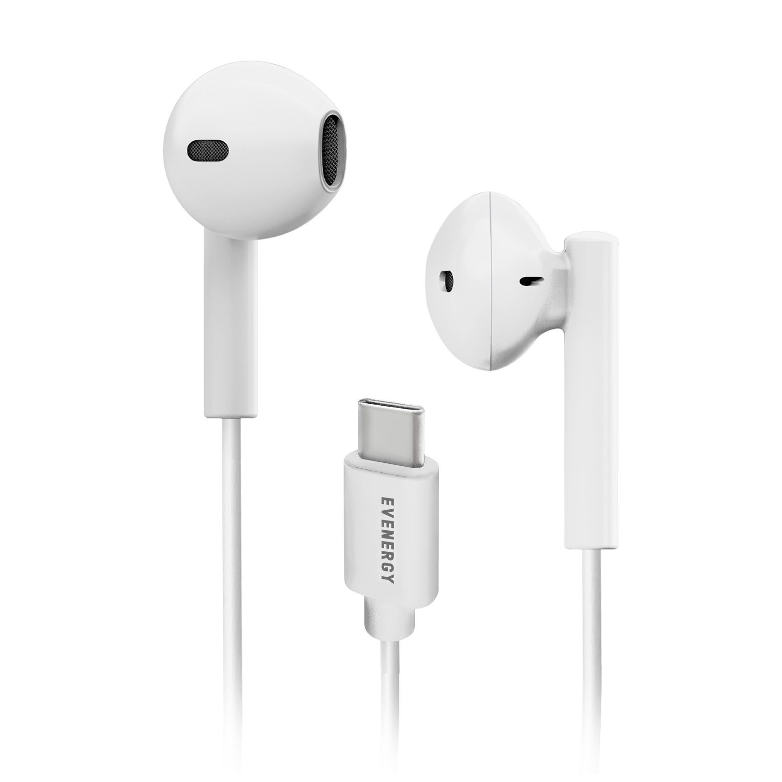 EVENERGY - Slúchadlá, USB-C, bie