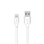 Fonex - Kábel USB-A/Lightning, 10 W, Speed Charge, 1,5 m, biela