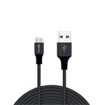 Fonex - Kábel USB-A/Micro USB Speed Charge 12 W, 1 m, čierna