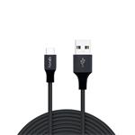 Fonex - Kábel USB-A/USB-C Speed Charge 12 W, 1 m, čierna