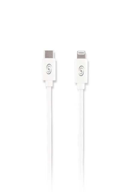 Fonex - Kábel USB-C/Lightning, 15 W, 1,2 m, biela