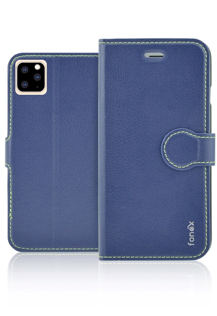 Fonex-Pouzdro Book Identity pro iPhone 11 Pro, modrá