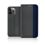 Fonex - Puzdro D-MOOD pre iPhone 13 Pro Max, tmavá šedá/modrá