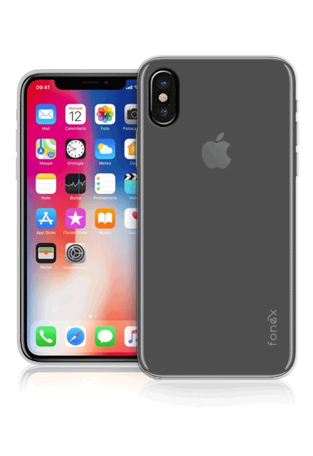 Fonex - Puzdro Invisible pre iPhone XS/X, transparentná