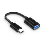 
Fonex-USB-C/USB-A OTG adapter 10 cm, black
