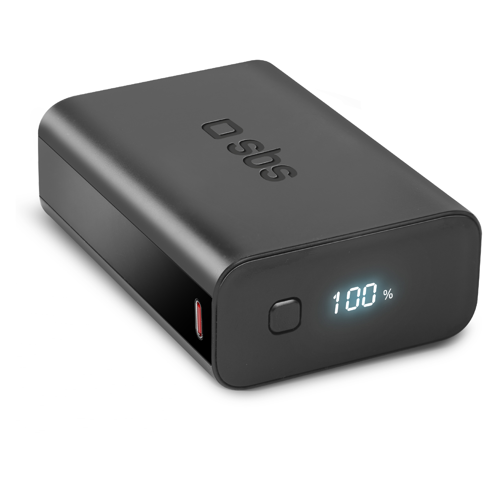 UNIQO Power LCD 20K, PowerBank 20000mAh, Power Delivery 22.5W (PD 3.0 PPS) | Display LCD, USB-C, USB-A, Power Bank con Ricarica Rapida, per iPhone, Caricabatterie Portatile da Viaggio, Nero